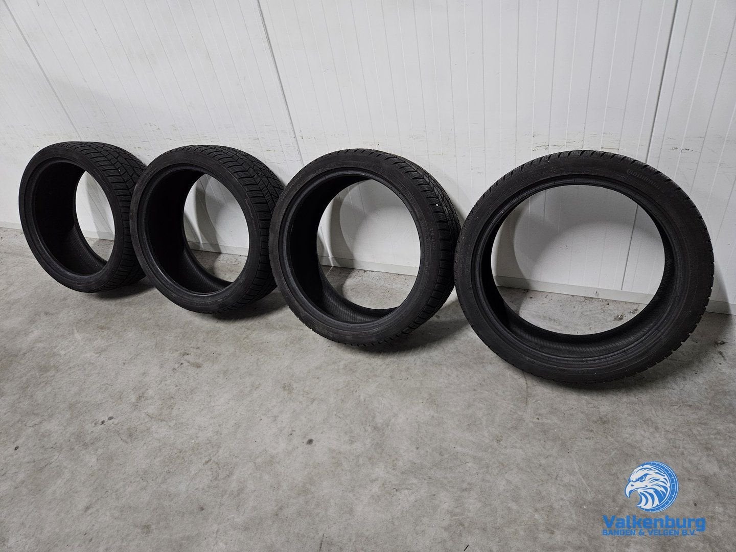 7-8mm! Winterbanden 255/35R19 Continental WinterContact TS83, 19 inch, Gebruikt, 255 mm, -