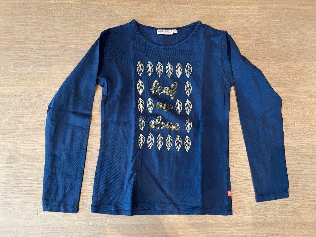 Someone T-shirt lange mouwen voor meisje 128 - 8 jaar, Enfants & Bébés, Vêtements enfant | Taille 128, Enlèvement ou Envoi, Chemise ou À manches longues