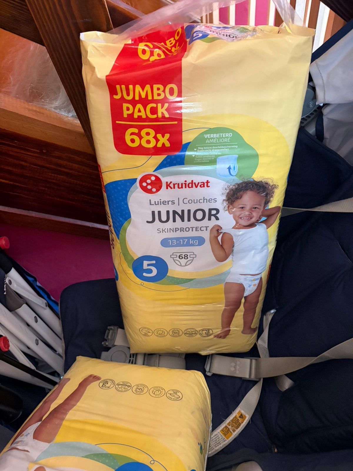 Pampers kruidvat maat 5 en 5+, Ophalen, Nieuw