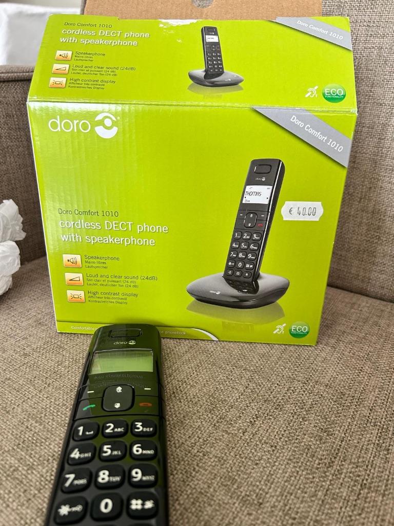 Doro Comfort 1010 draadloze telefoon, Ophalen, Zo goed als nieuw, 1 handset