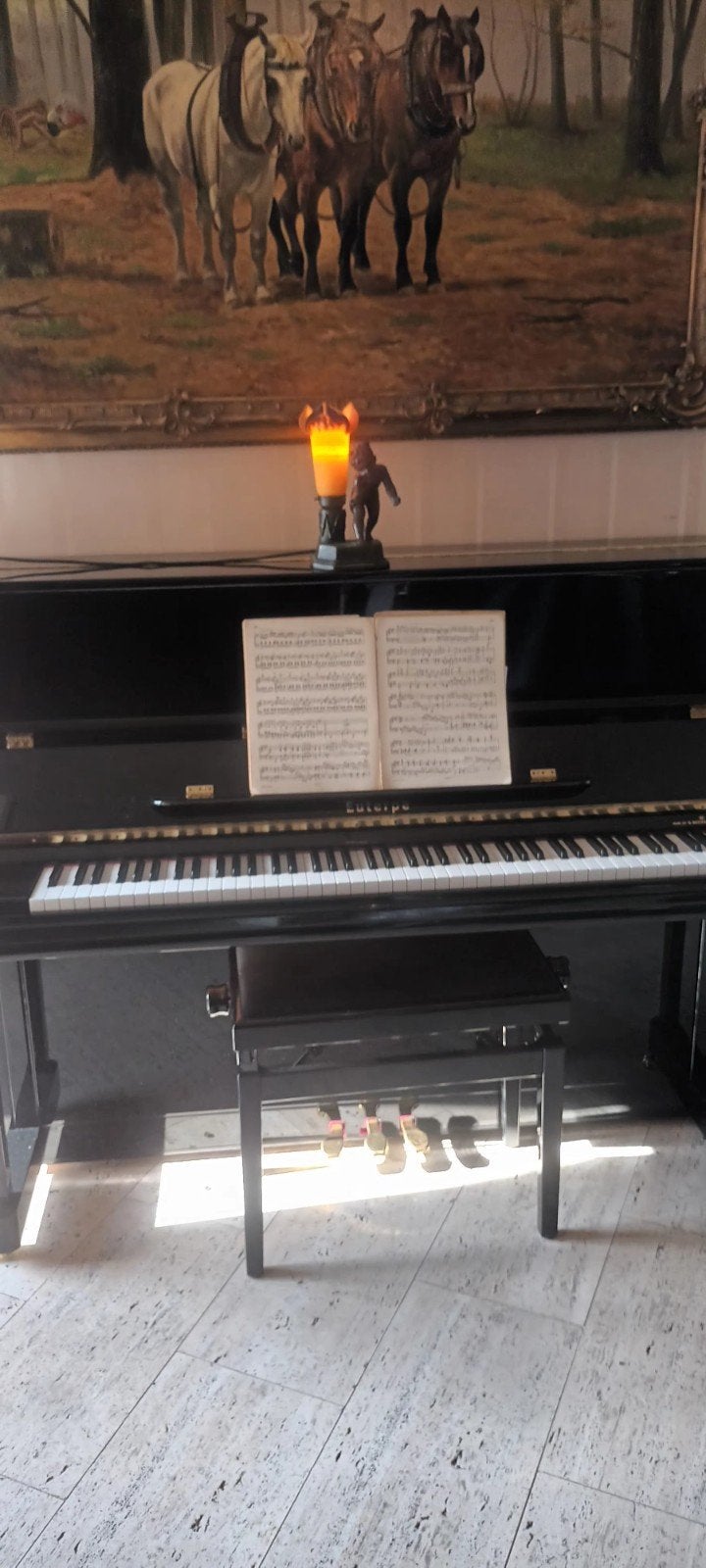 Superbe piano Euterpe par BECHSTEIN, Musique & Instruments, Pianos, Piano, Enlèvement ou Envoi