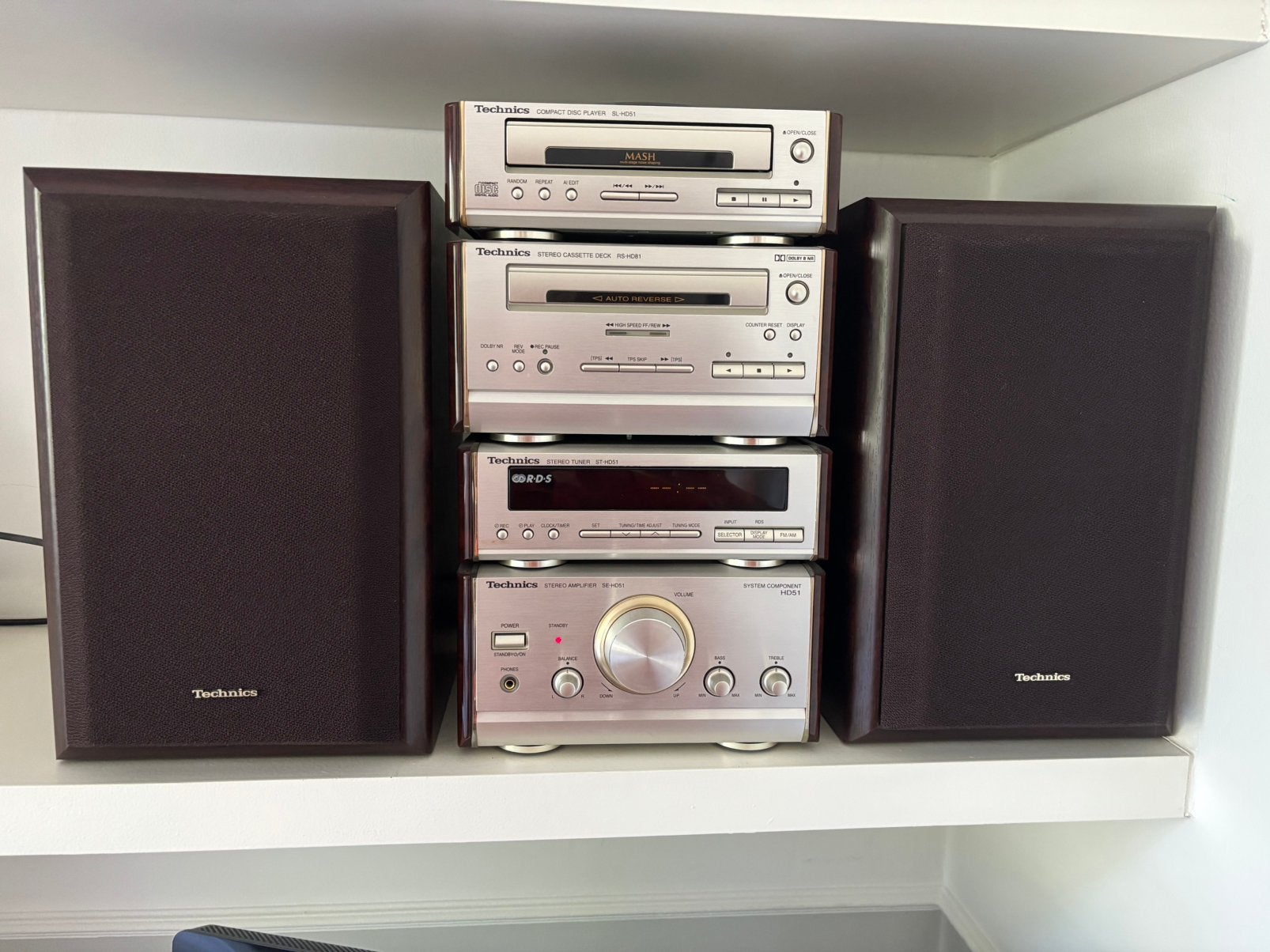 Chaîne hi fi haut qualité Technics, TV, Hi-fi & Vidéo, Chaîne Hi-fi, Comme neuf, Lecteur DVD, Tuner ou Radio, Haut-parleurs, Autres marques