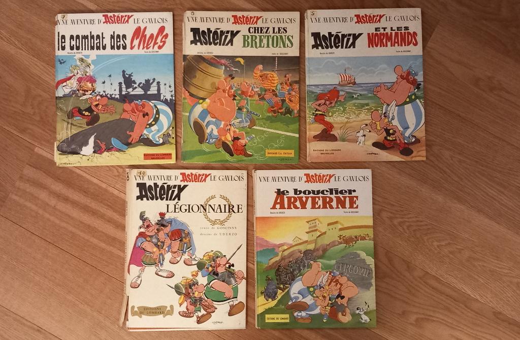 Albums Astérix LE GAULOIS  3€/l'unité ou 15€/les 5, Enlèvement