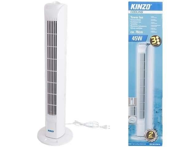 Kinzo 78 cm torenventilator, Elektronische apparatuur, Ophalen, Zo goed als nieuw, Torenventilator