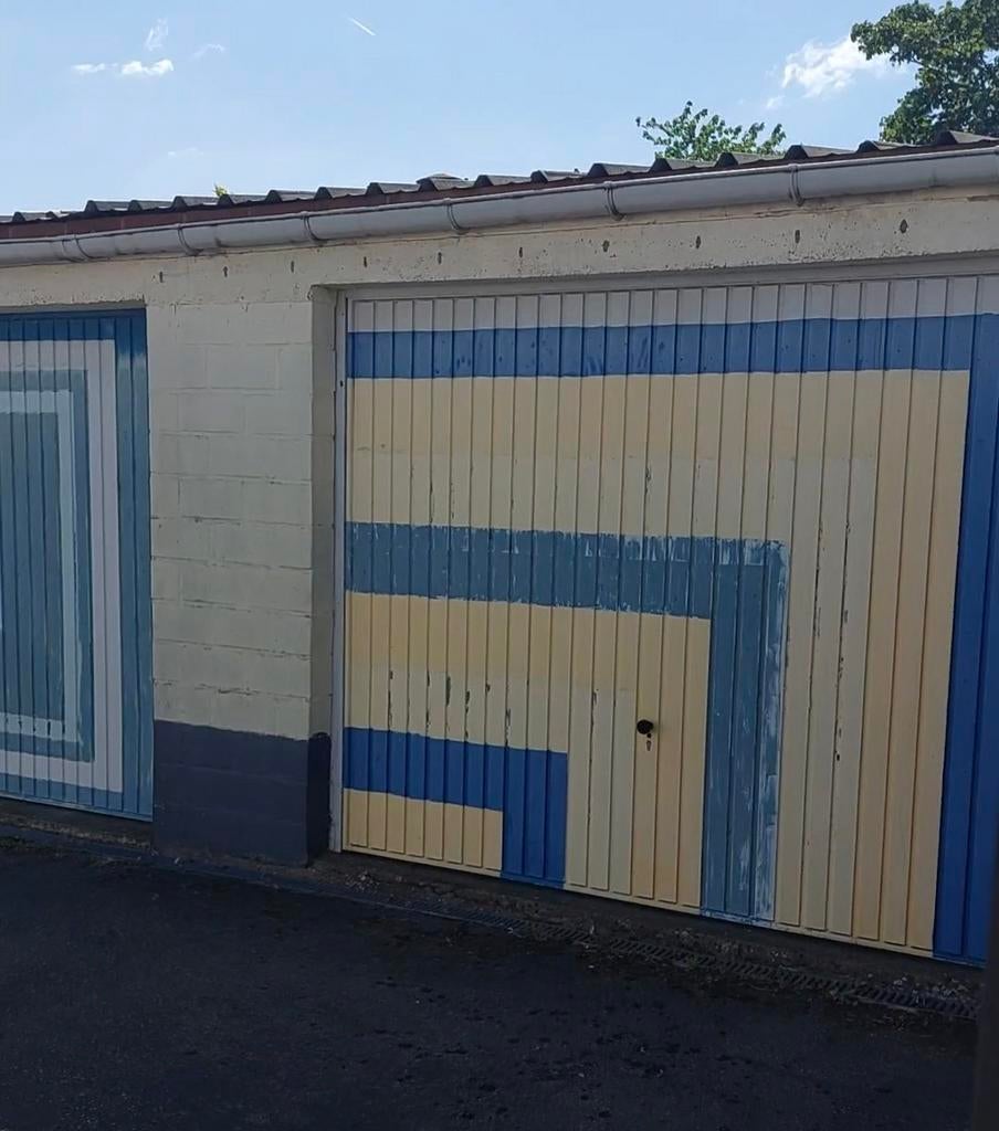 Garagebox op privé terrein te koop, Immo, Garages & Places de parking, Province du Brabant flamand