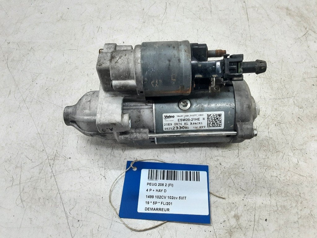 STARTMOTOR Peugeot 208 I (CA / CC / CK / CL) (9825233080), Gebruikt, Mevr. I. Hauben, Rue de l'Espoir 34 34
4030  GRIVEGNÉE, BE
