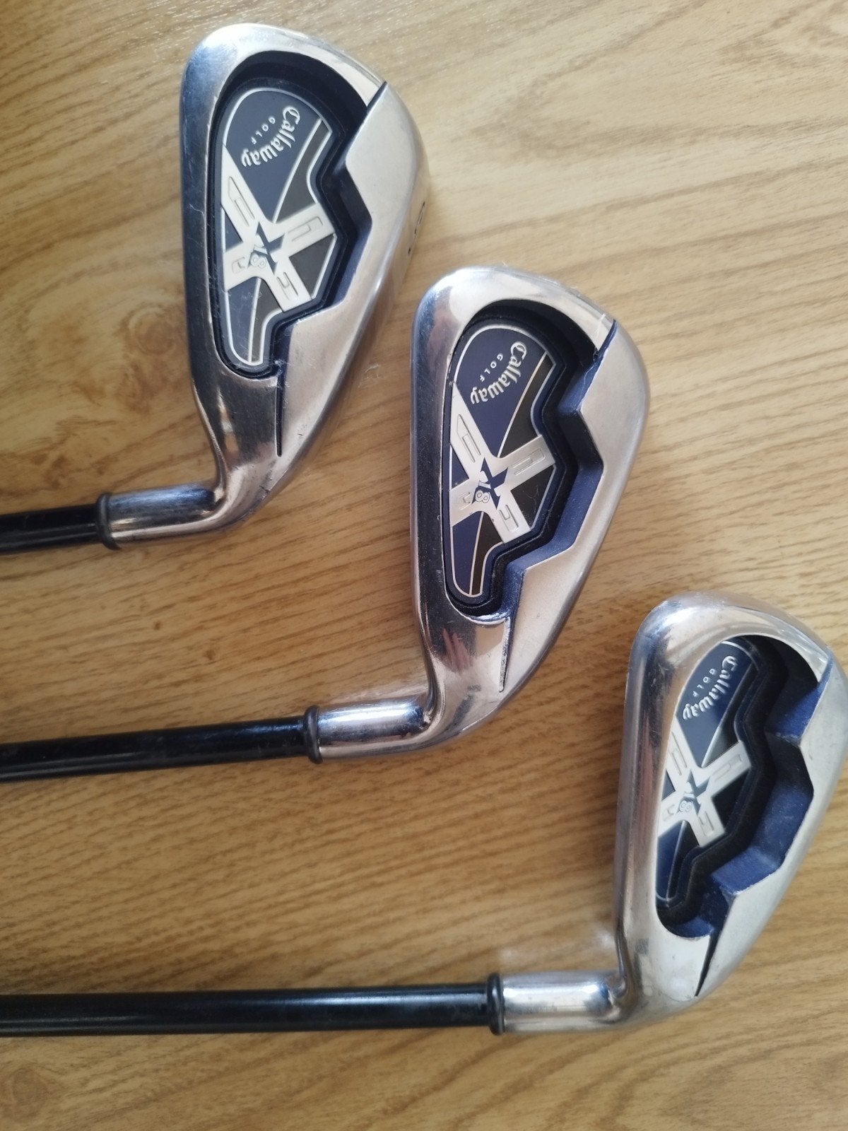 3 golfclubs Callaway x 18 rechtshandig, Ophalen of Verzenden, Zo goed als nieuw, Callaway