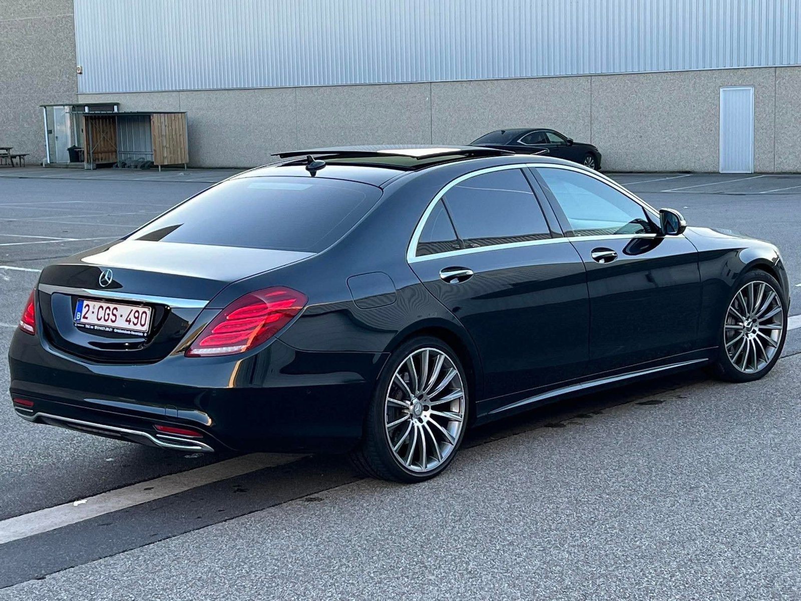 Mercedes Benz S350 4 matic 2016 198.000 km volledige opties, Auto's, Automaat, Euro 6, Zwart, Bedrijf