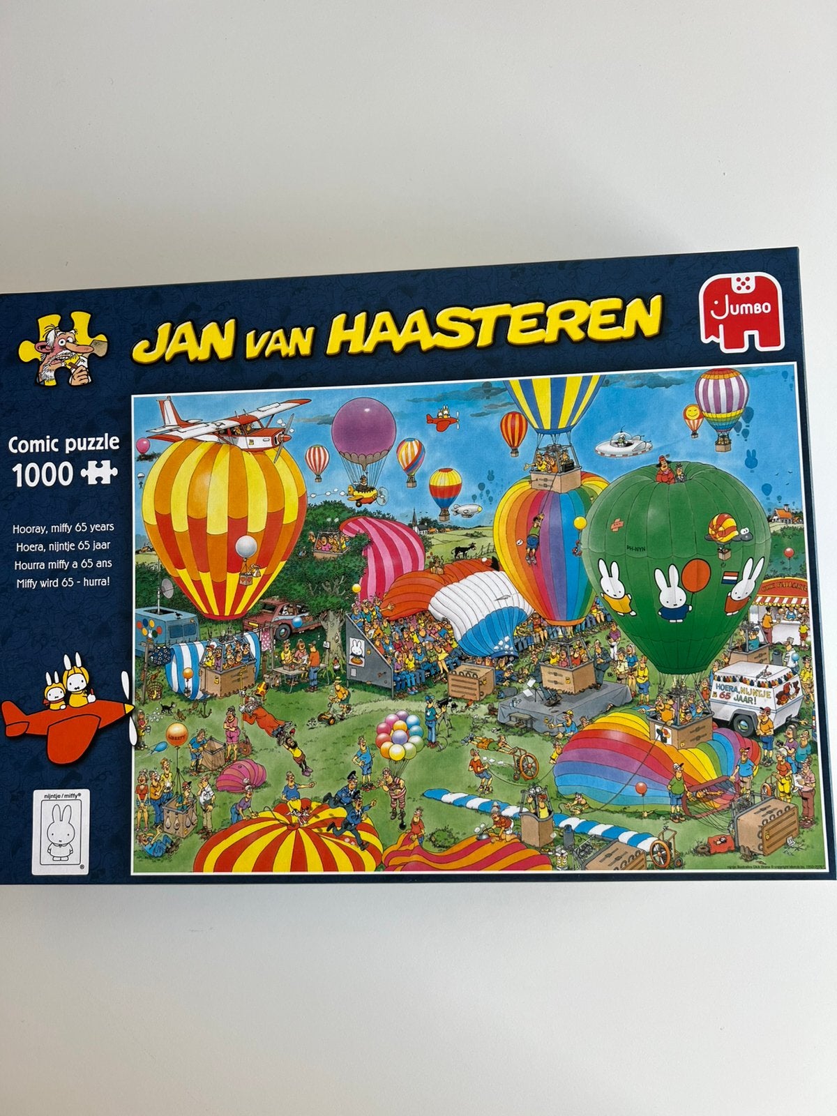 Jan Van Haasteren Hooray Miffy 65 ans 1000 pièces, Enlèvement, Comme neuf