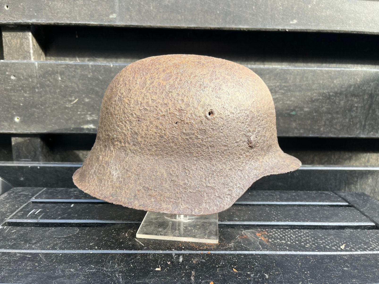Casque allemand M42, Collections, Enlèvement ou Envoi, Armée de terre, Casque ou Béret