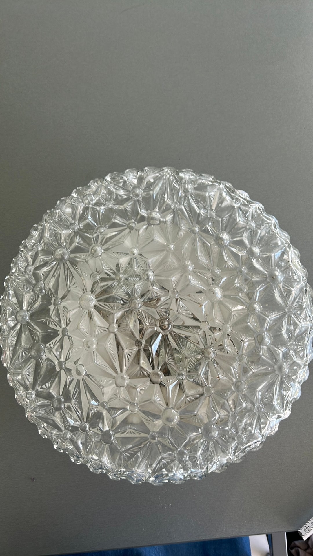 Vintage plafondlamp, Huis en Inrichting, Ophalen of Verzenden, Gebruikt