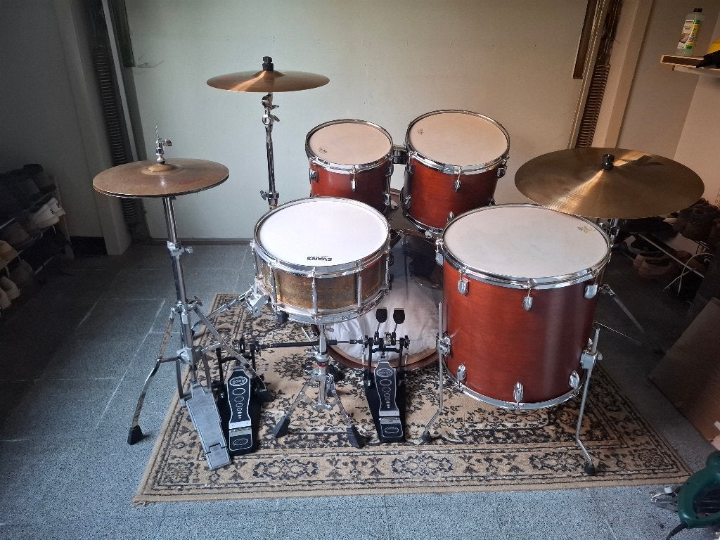 Kit Premier + cymbales high end (caisse claire non incluse), Enlèvement, Utilisé, Premier