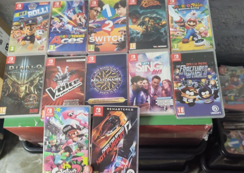 Vends lots de 24 jeux switch dont 12 scellé photo 2, Enlèvement