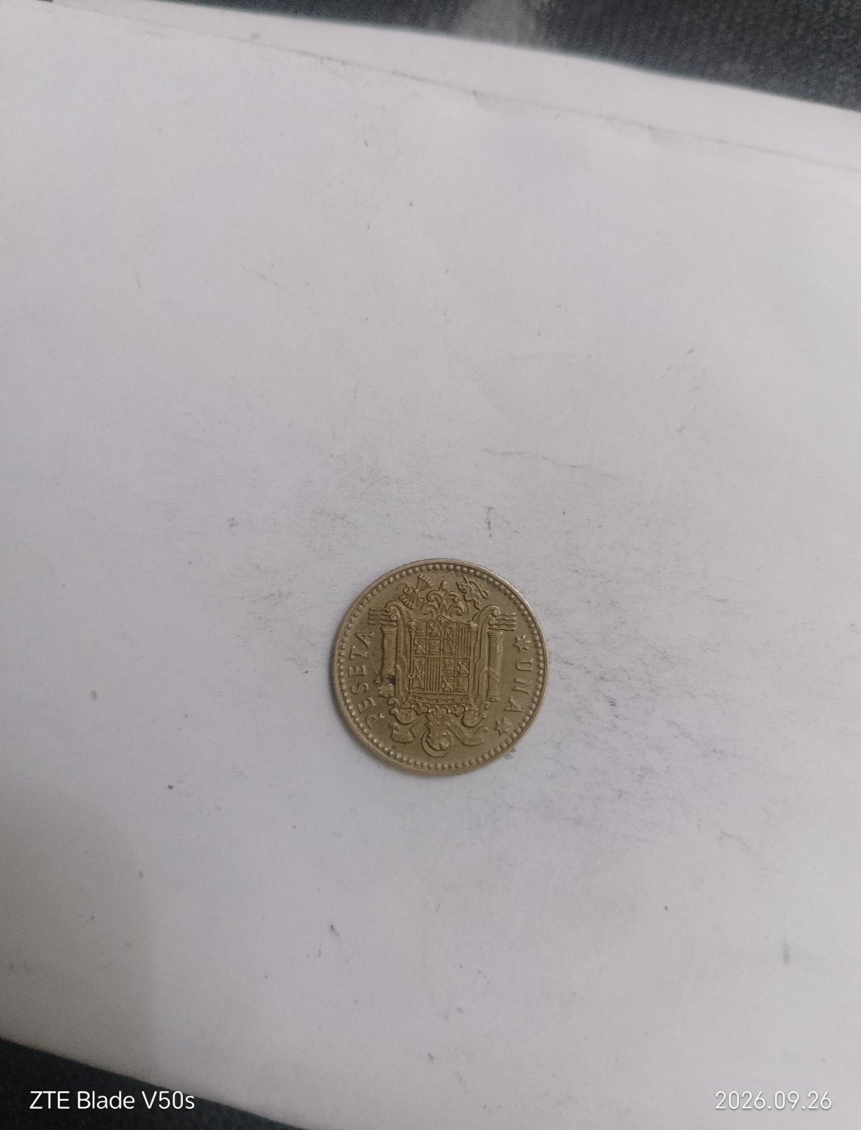 munt peseta 1966, Postzegels en Munten, Ophalen of Verzenden