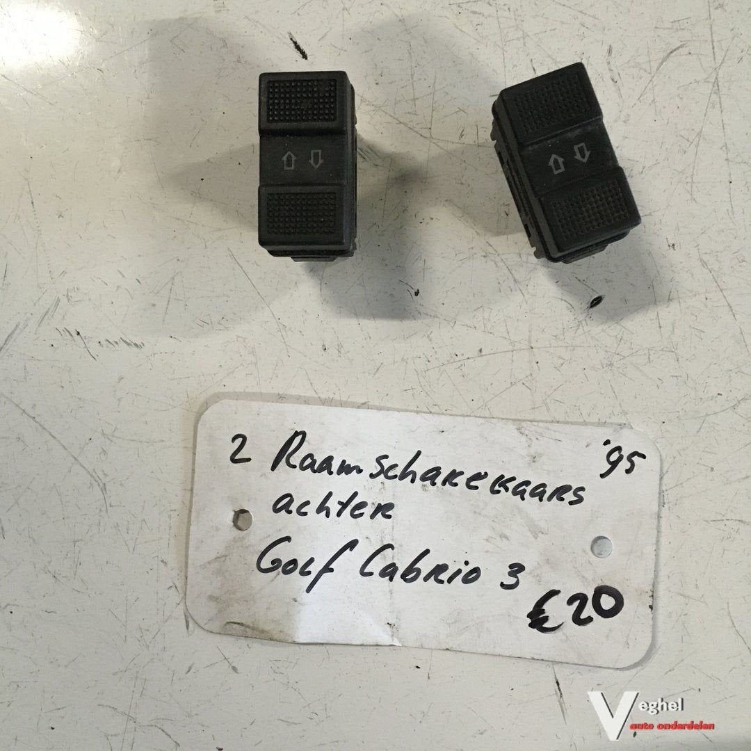 Vw Golf Cabrio 3 1995 Raambedieningsschakelaar Achter, Gebruikt, -, -, Ophalen of Verzenden