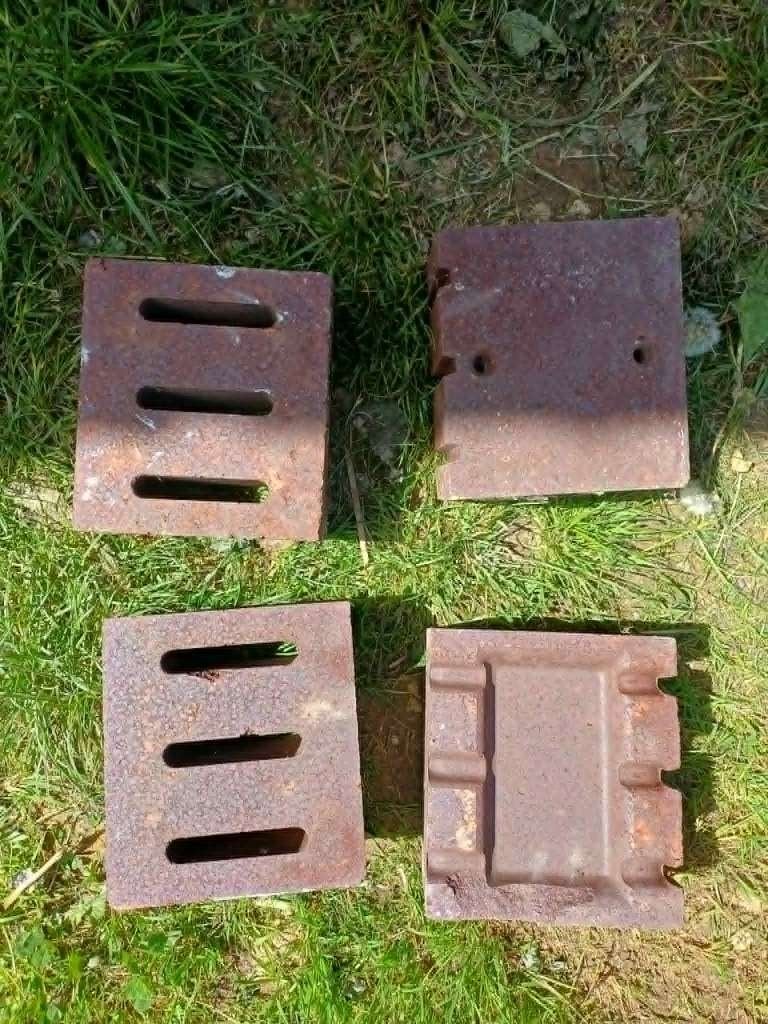 10 vuurvaste stenen van 20 x 17,5 x 10,5 cm, Ophalen, Gebruikt, Bakstenen