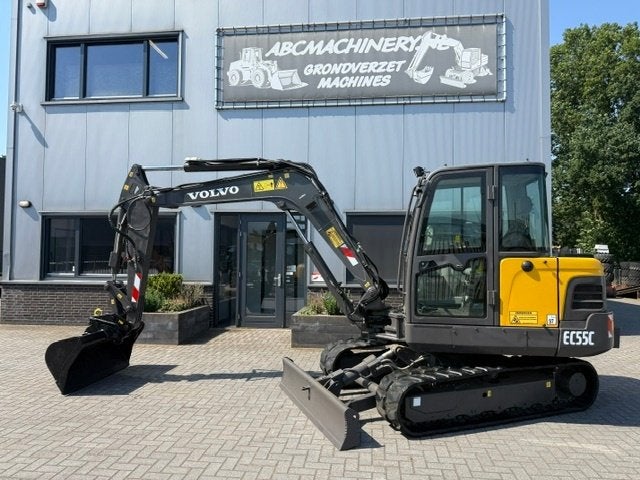 Volvo EC55c Bj18 5,8T Minikraan Midigraver A/C SLP/SRT ZGST, Ophalen, Graafmachine