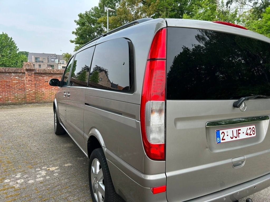 mercedes viano #4x4# dubbelcabine !!automatiek!! gekeurd, Automaat, 4 deurs, Zwart, Bedrijf