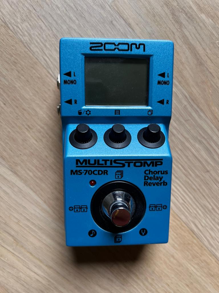 Zoom MS-70CDR MultiStomp, Muziek en Instrumenten, Effecten, Ophalen of Verzenden, Zo goed als nieuw, Delay of Echo
