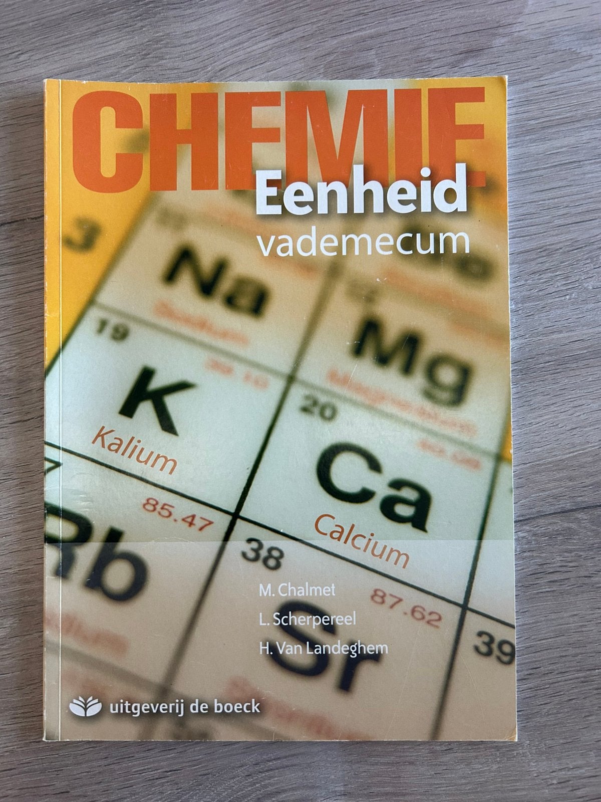 Chemie, Ophalen, Zo goed als nieuw