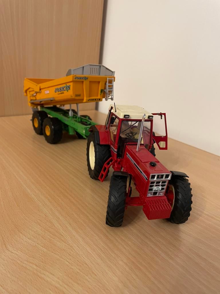 Case 1455 xl + joskin trans-kpt 22-50, Ophalen of Verzenden, Tractor of Landbouw
