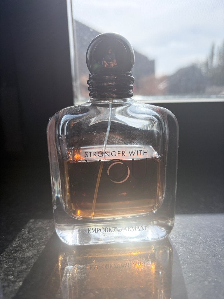 Armani Stronger with you, Enlèvement, Utilisé, Bouteille de parfum