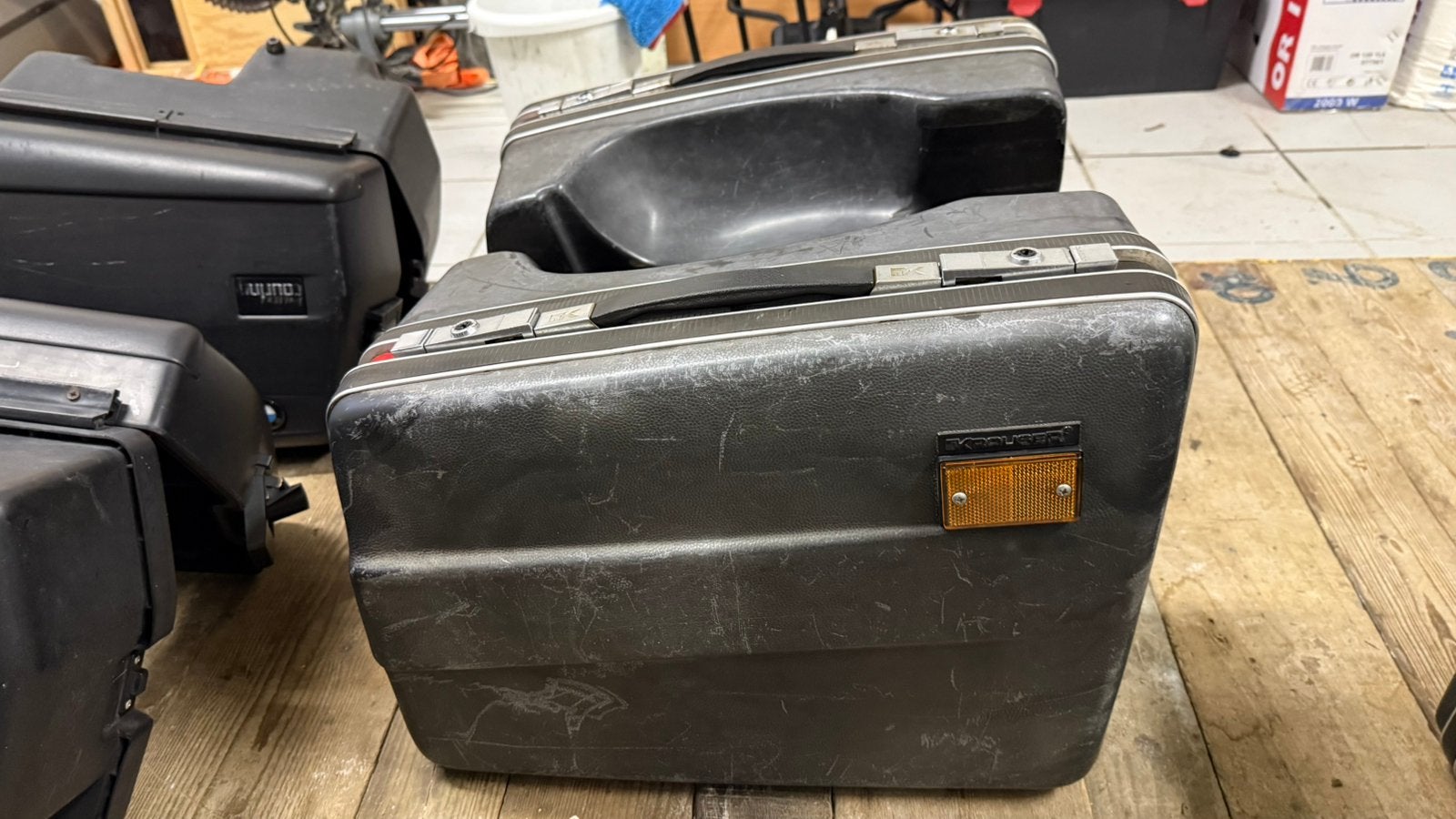 BMW R moto reiskoffer travel cases, Motoren, Ophalen, Gebruikt