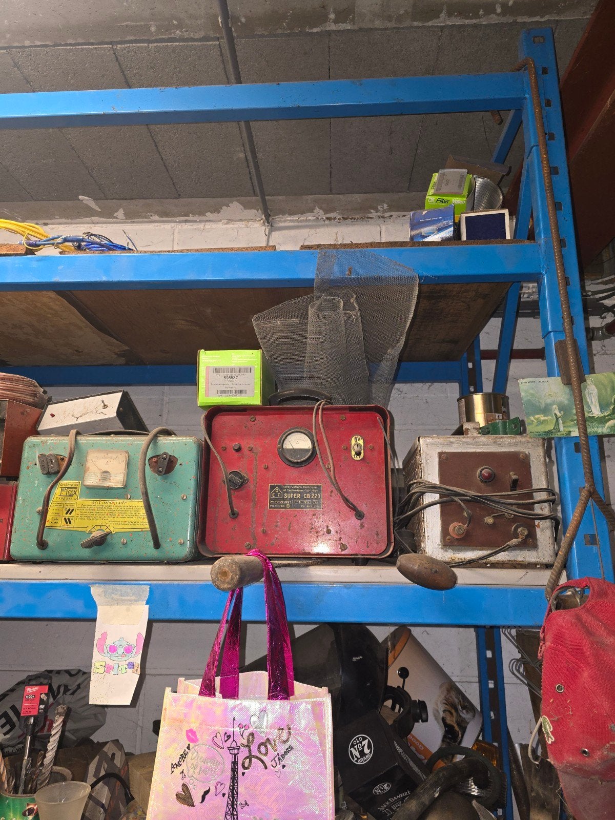 chargeur de batterie vintage