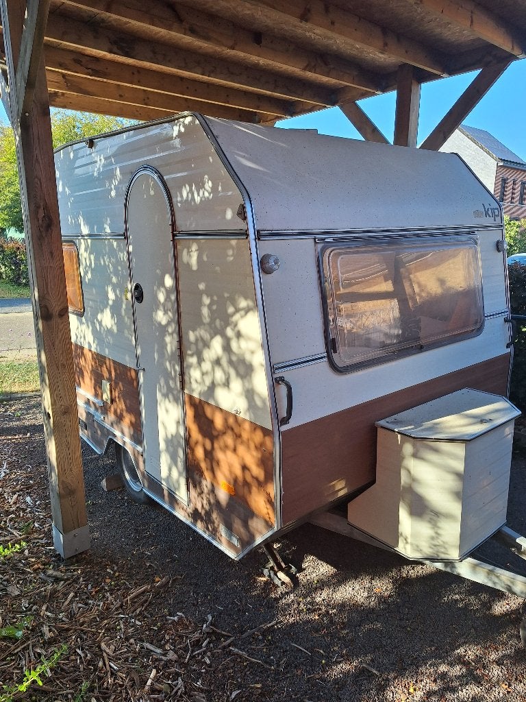 Retro Kip Regenboog caravan K320, Caravans en Kamperen, Caravans, Vast bed, Kip, Treinzit, Tot en met 3