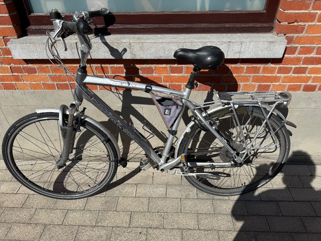 Trek Navigator T700 herenfiets – herstelproject, Fietsen en Brommers, Fietsen | Heren | Herenfietsen, Gebruikt, Velgrem, Versnellingen