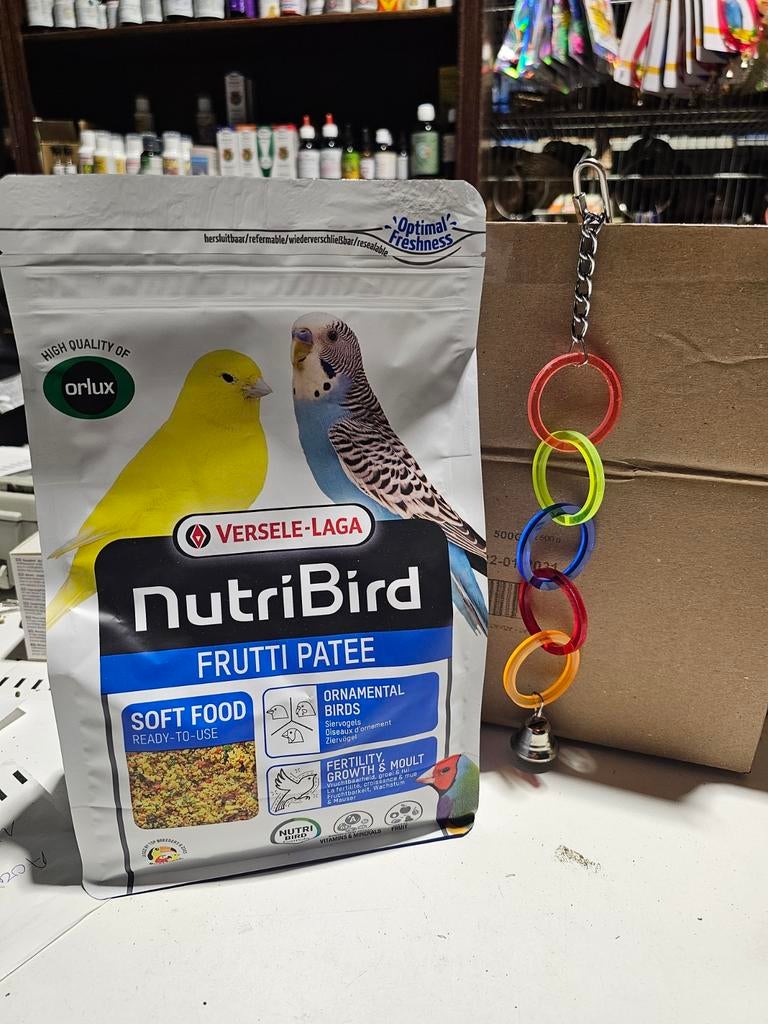 Nutribird Frutti Patee 1kg (avec fermeture éclair), Animaux & Accessoires, Enlèvement