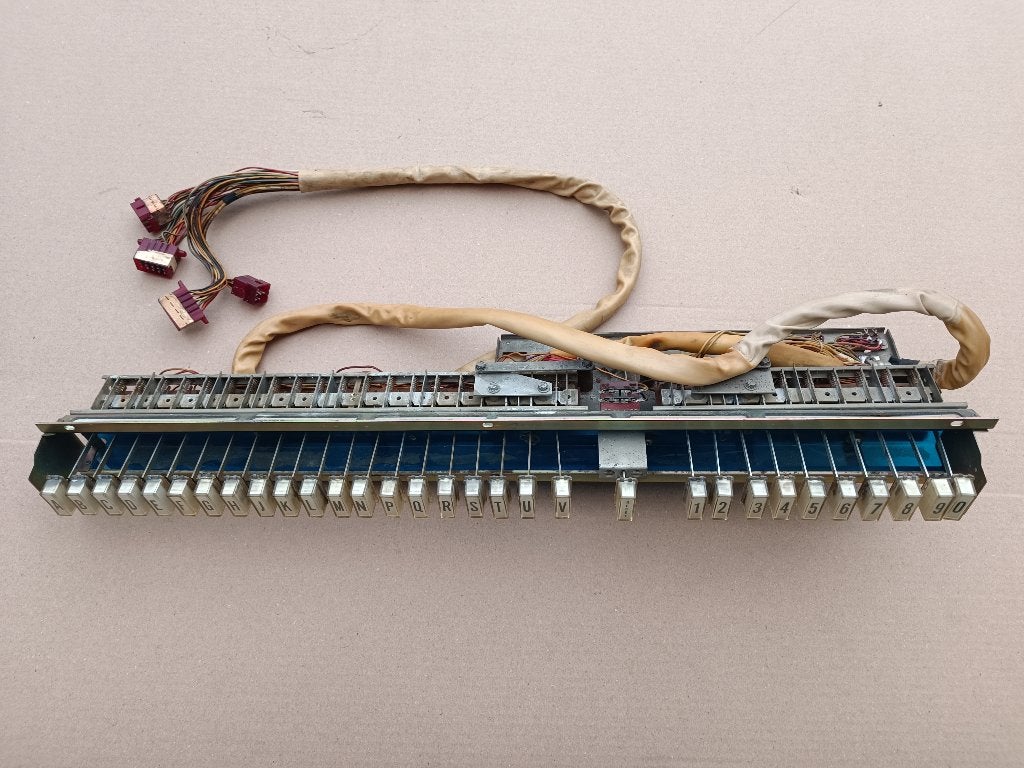 Toetsenbord Wurlitzer 3300/ Americana (1969) jukebox, Envoi, Wurlitzer