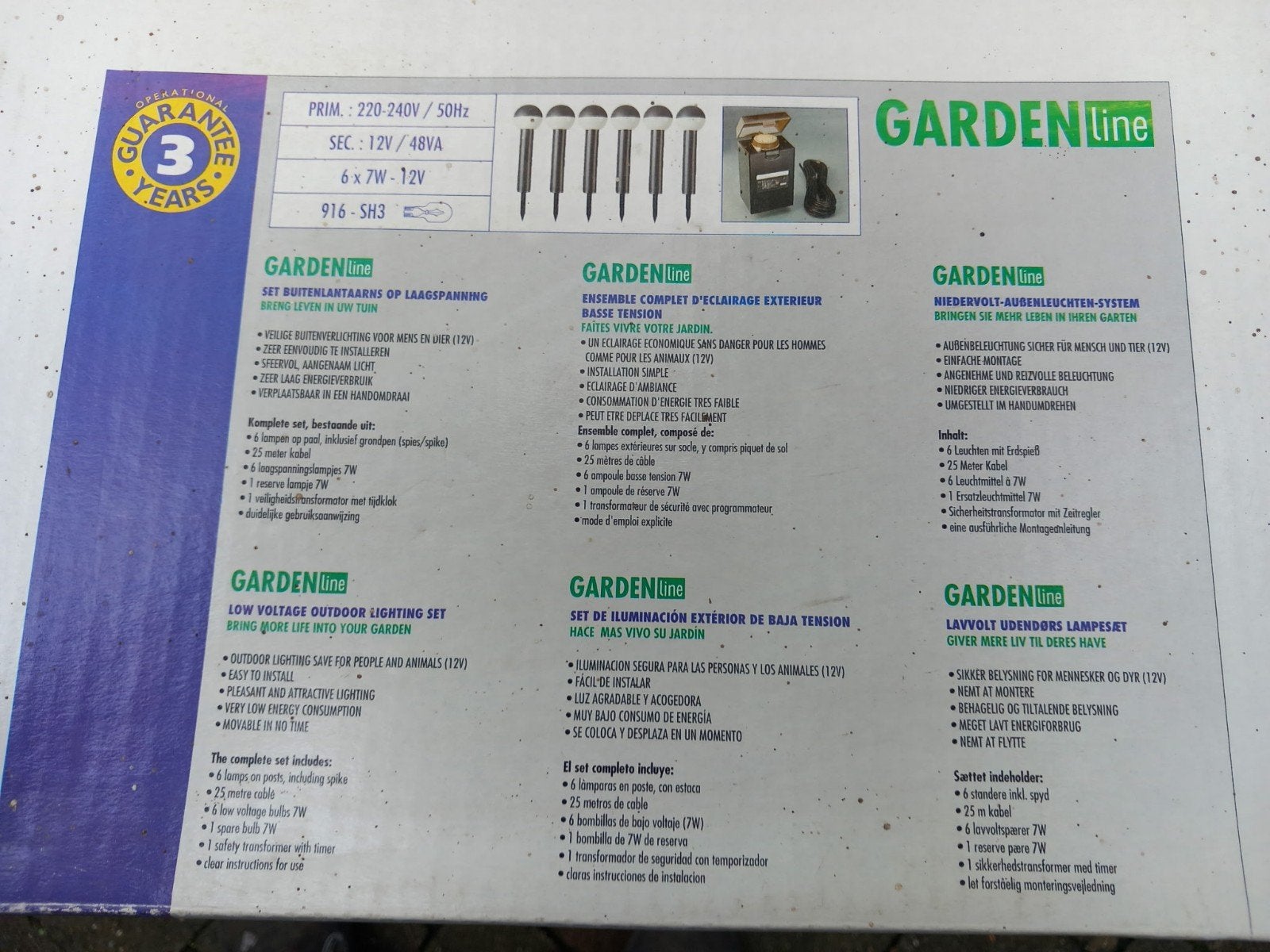 lampes de jardin électriques. .Jamais utlisées ., Enlèvement, Neuf, Autres matériaux