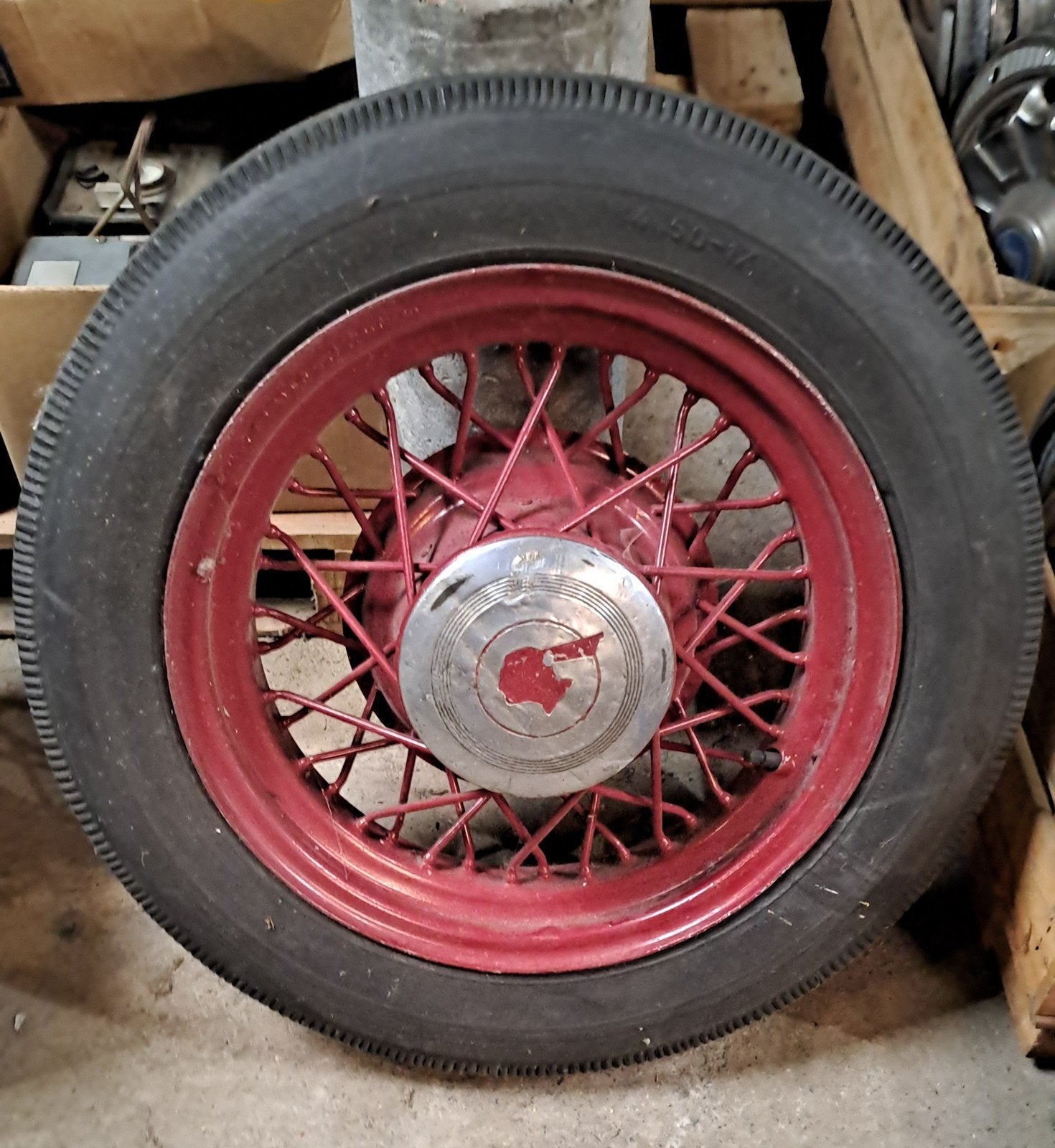 roue oldtimer, Enlèvement