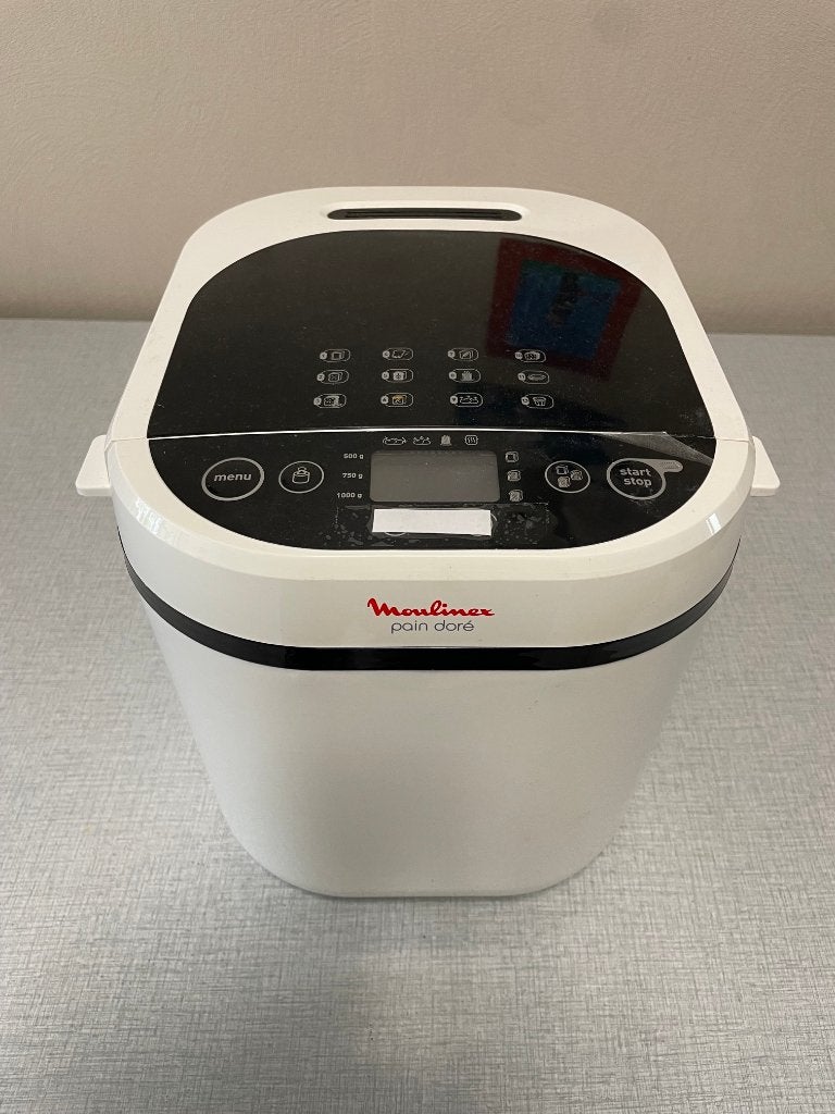 Machine à pain Moulinex, Plus de 10 programmes, Enlèvement ou Envoi, 800 à 1200 grammes de pâte, Utilisé