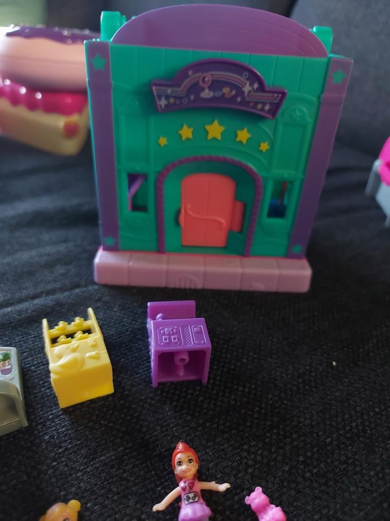 Mattel Polly Pocket Pollyville Arcade speelset, Ophalen, Zo goed als nieuw