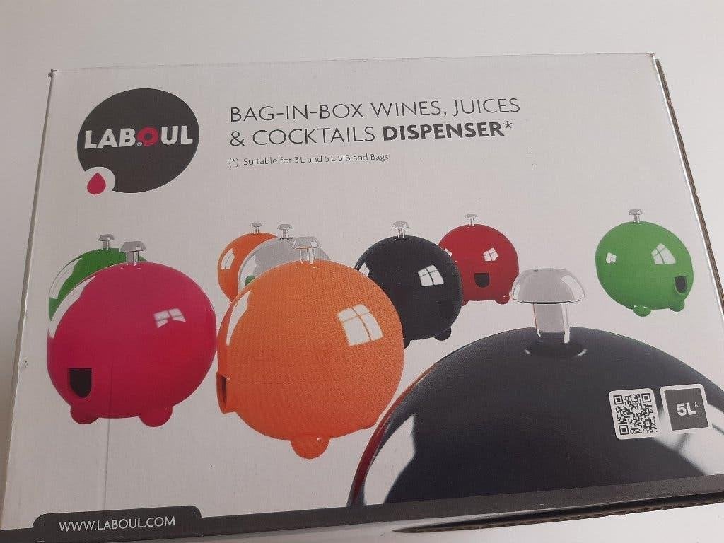 LABOUL BAG-IN-BOX WIJNHOUDER, FRUITSAP&COCKTAILS "NIEUW", Kunststof, Overige merken, Overige typen, Nieuw