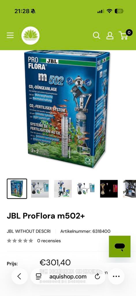 Kit co2 aquarium, Enlèvement, Comme neuf