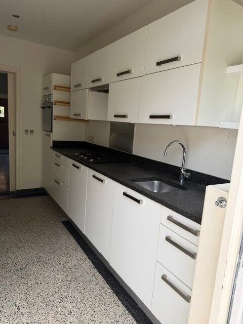 ✨ CUISINE DROITE BLANCHE ÉLÉGANTE 370 cm ✨, Maison & Meubles, Enlèvement ou Envoi, Granit ou Pierre, Comme neuf, Cuisine à paroi simple