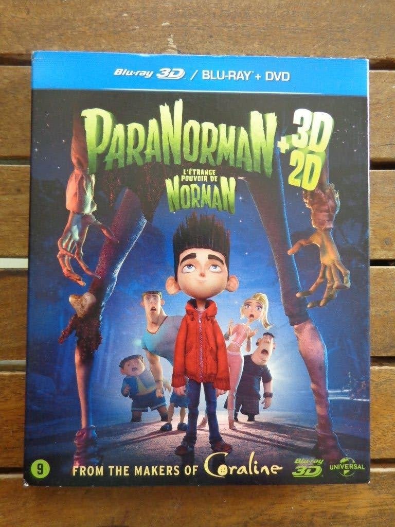 )))  Bluray 3D et DVD  ParaNorman  //  Animation  (((, CD & DVD, Enlèvement ou Envoi, Film, Anglais, Comme neuf
