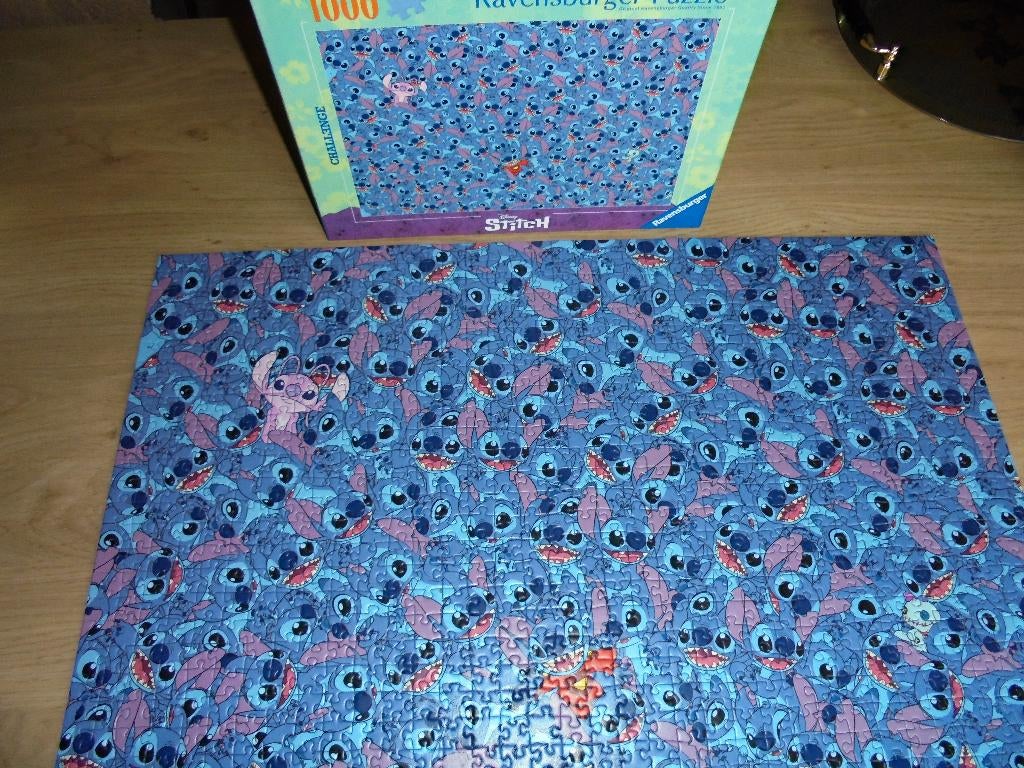 complete Stitch challange puzzel, Ophalen of Verzenden, 500 t/m 1500 stukjes, Nieuw, Legpuzzel