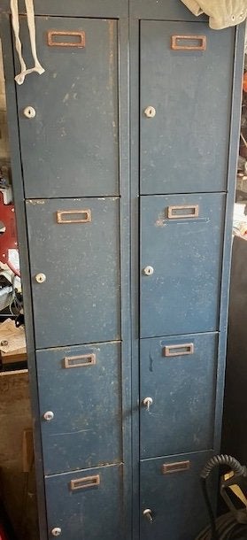 vintage lockerkast, Huis en Inrichting, Kasten | Lockerkasten, Ophalen, Gebruikt