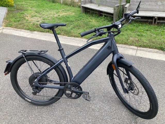 Speedpedelec Stromer ST1 Dark Grey L 814Wh, Fietsen en Brommers, Gebruikt, Versnellingen, Schijfrem, 53 tot 57 cm