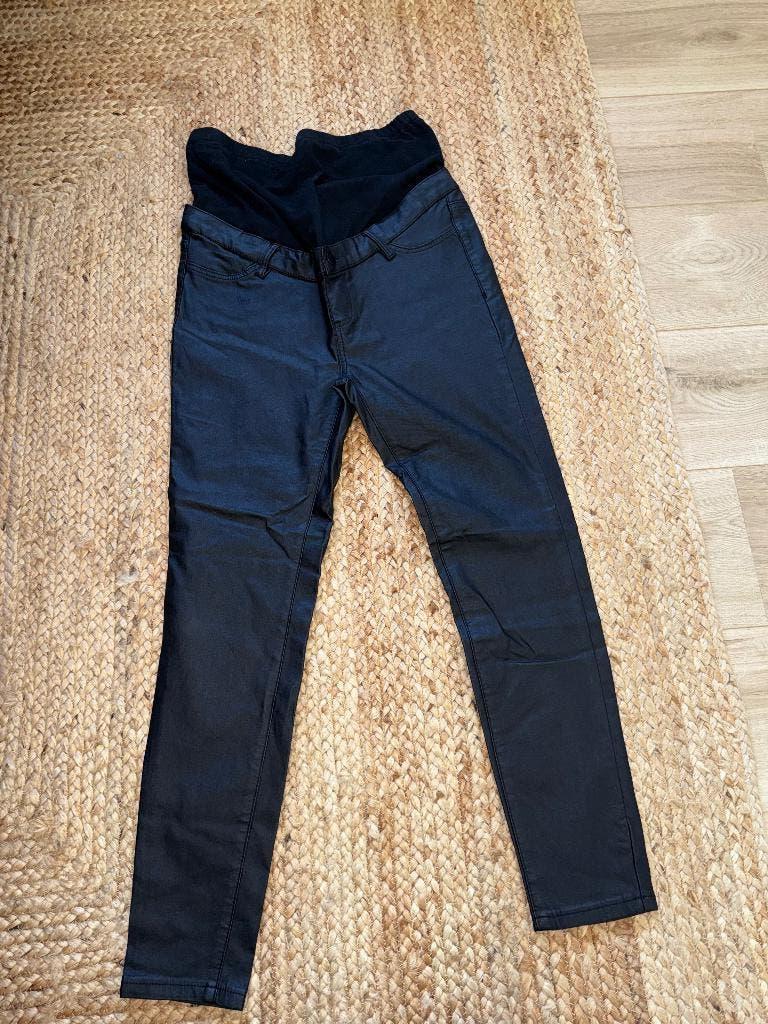 Pantalon de grossesse Shein noir enduit, Neuf, Taille 38/40 (M), Enlèvement ou Envoi, Pantalon ou Jeans
