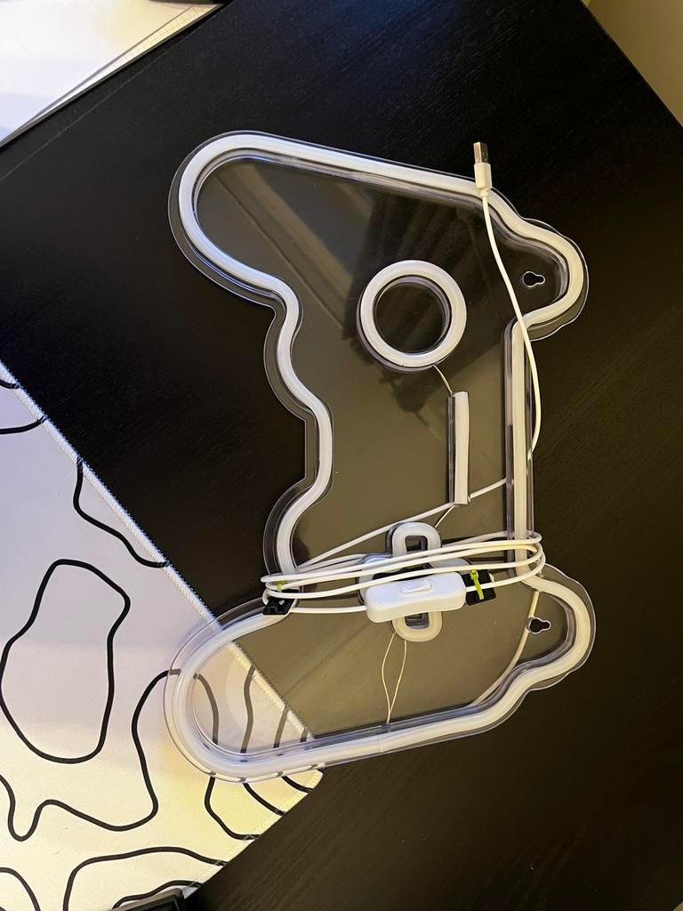 Neon gaming controller, Ophalen, Zo goed als nieuw