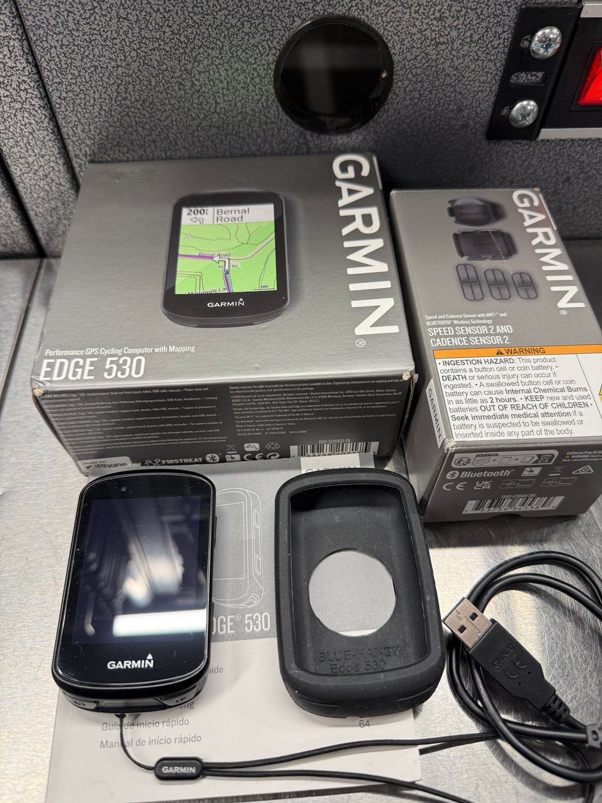 Garmin Edge 530 sensor bundle, Ophalen of Verzenden, Cadanssensor, Zo goed als nieuw