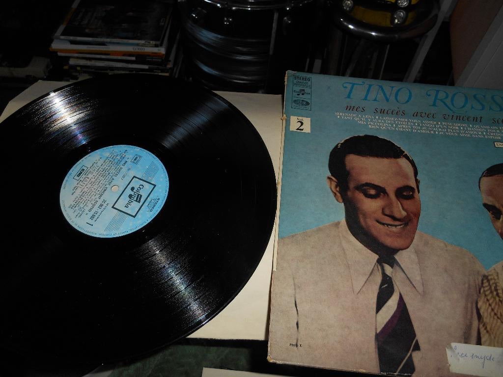 33T Tino Rossi "mes succès avec V Scotto, Ophalen of Verzenden