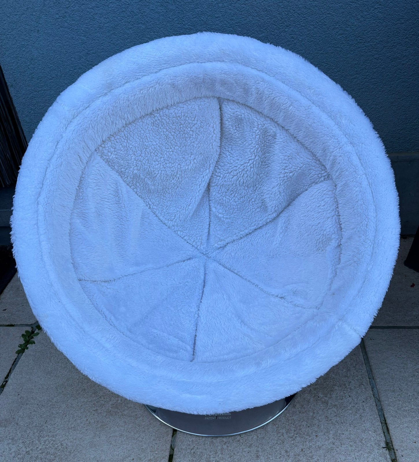 Retro katten / hondenmand Pet Nest White, Enlèvement, Utilisé, Polyester