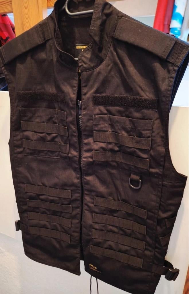 Gilet tactique/Pro, Kleding | Heren, Bodywarmers, Zo goed als nieuw, Overige maten, Zwart, Ophalen of Verzenden