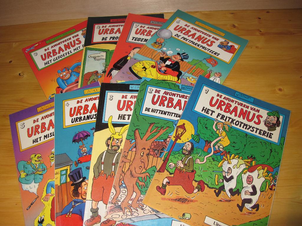 Lot Urbanus strips., Boeken, Stripverhalen, Willy Vandersteen, Meerdere stripboeken, Ophalen, Gelezen